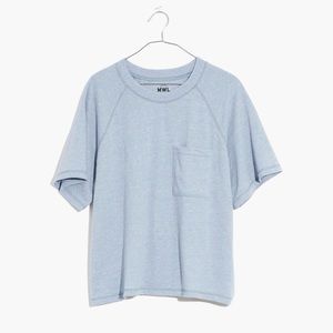 NWT Madewell Skyterry Raglan Tee